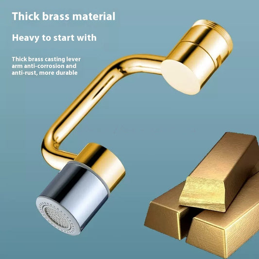 Internet Celebrity Mechanical Arm Universal Faucet Copper Single Mode Dual Mode Water Outlet Multifunctional Extension