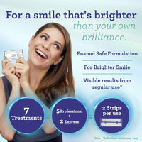 CocoSmiles Premium Whitening Strips deliver a 7-day treatment