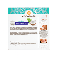 CocoSmiles Premium Whitening Strips deliver a 7-day treatment