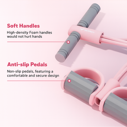 Rejuvia Pedal Chest Expander Sit-ups Auxiliary Tension Device Fitness Equipment Pedal Leg Master Household