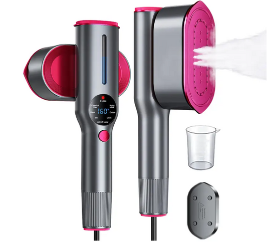 Garment Steamer for Clothes, Portable Travel Clothing Steamer Iron, 7 Mode with LCD Display, 5s Fast Heating, 90° Swivel Handle