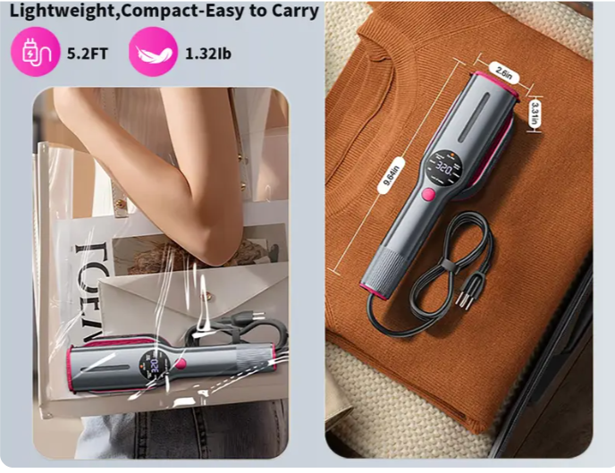 Garment Steamer for Clothes, Portable Travel Clothing Steamer Iron, 7 Mode with LCD Display, 5s Fast Heating, 90° Swivel Handle