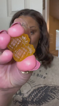 PhPure Juicy Feminine Probiotics Gummies- All in One Solution with Slippery Elm and Prebiotics&Lactobacillus Probiotic Blend for Women’s pH Balance and Dryness - Hawaiian Pineapple Gummies 60 Count probiotics women