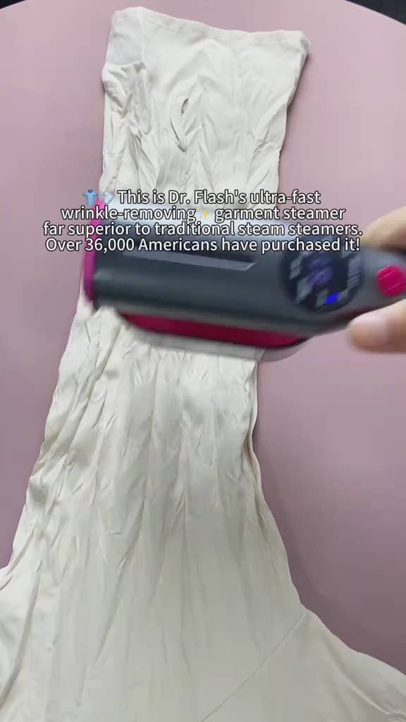 Garment Steamer for Clothes, Portable Travel Clothing Steamer Iron, 7 Mode with LCD Display, 5s Fast Heating, 90° Swivel Handle